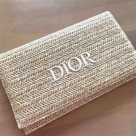 dior rattan|dior cannage clutch.